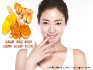 6 cách trị mụn bằng nghệ tươi